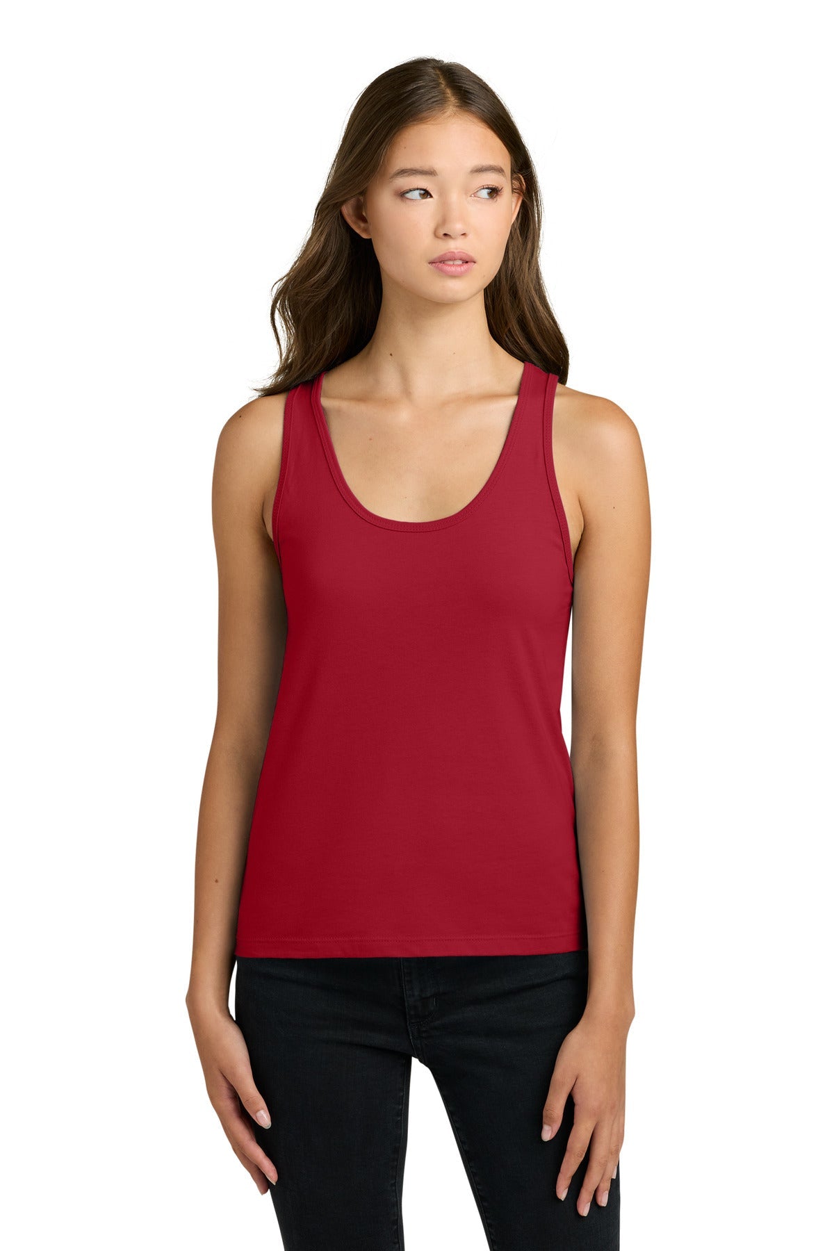 Red Next Level Apparel Women's Cotton Tank NL3933