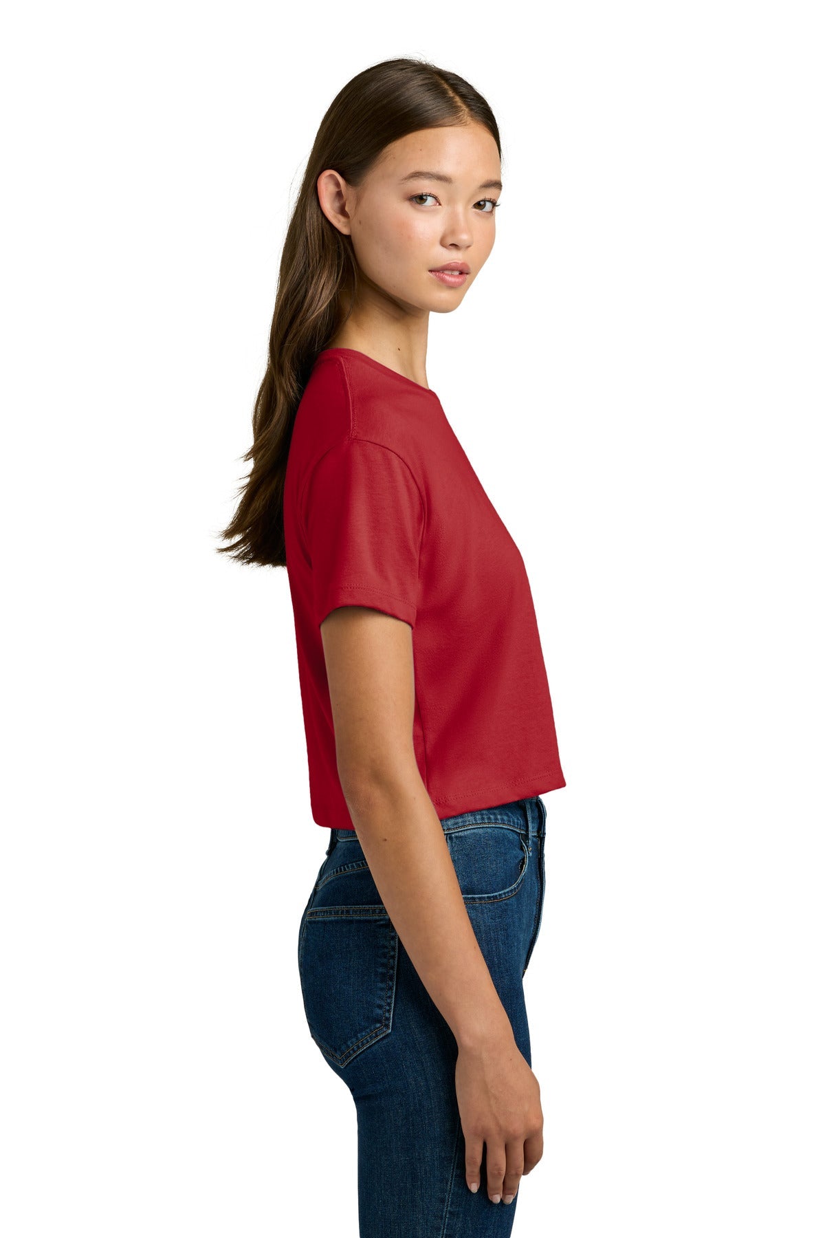 Red Next Level Apparel Women's Ideal Crop Top NL1580
