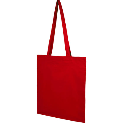 Red Organic 4oz Cotton Tote plain