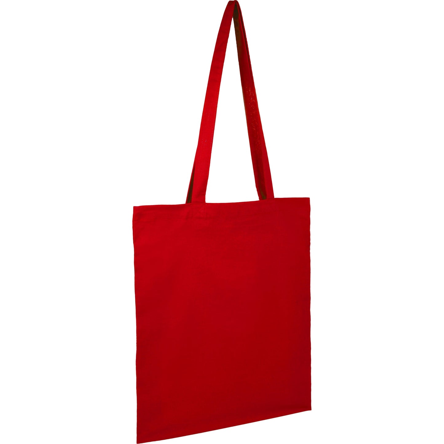 Red Organic 4oz Cotton Tote plain