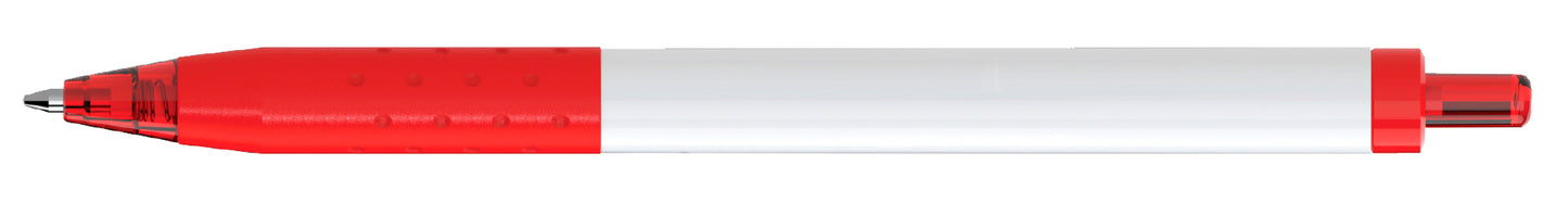 Red Paper Mate® Inkjoy White Barrel plain