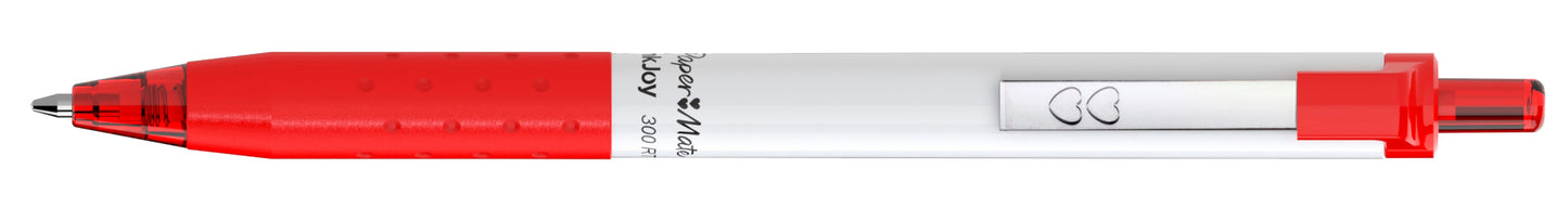 Red Paper Mate® Inkjoy White Barrel plain