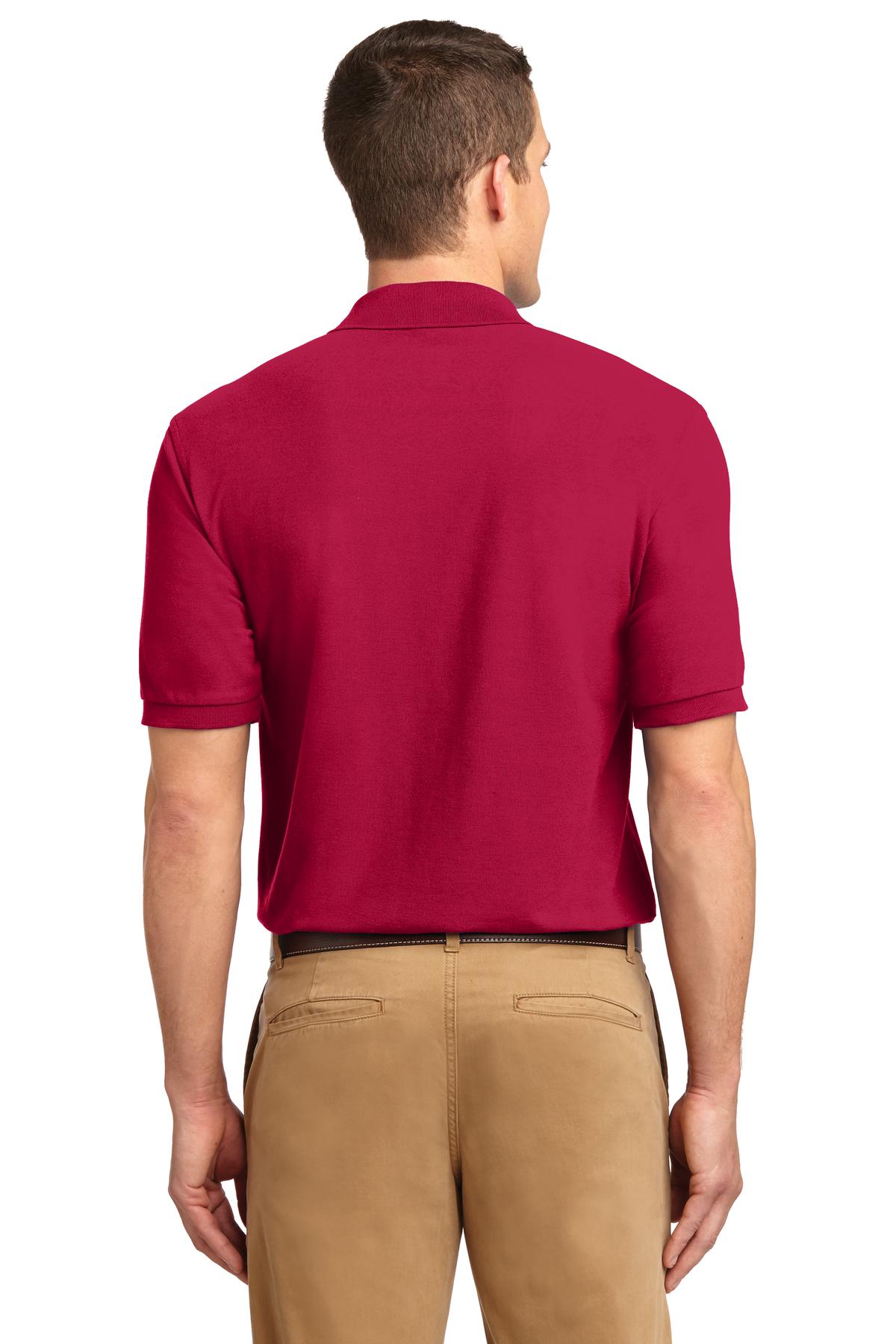 Red Port Authority Extended Size Silk Touch Polo K500ES