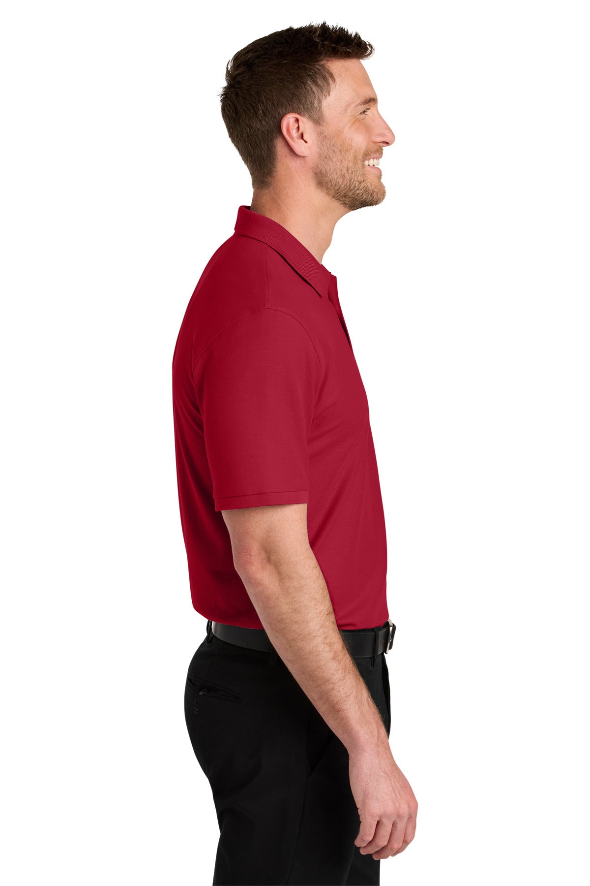 Red Port Authority Wearever Signature Pique Polo K200