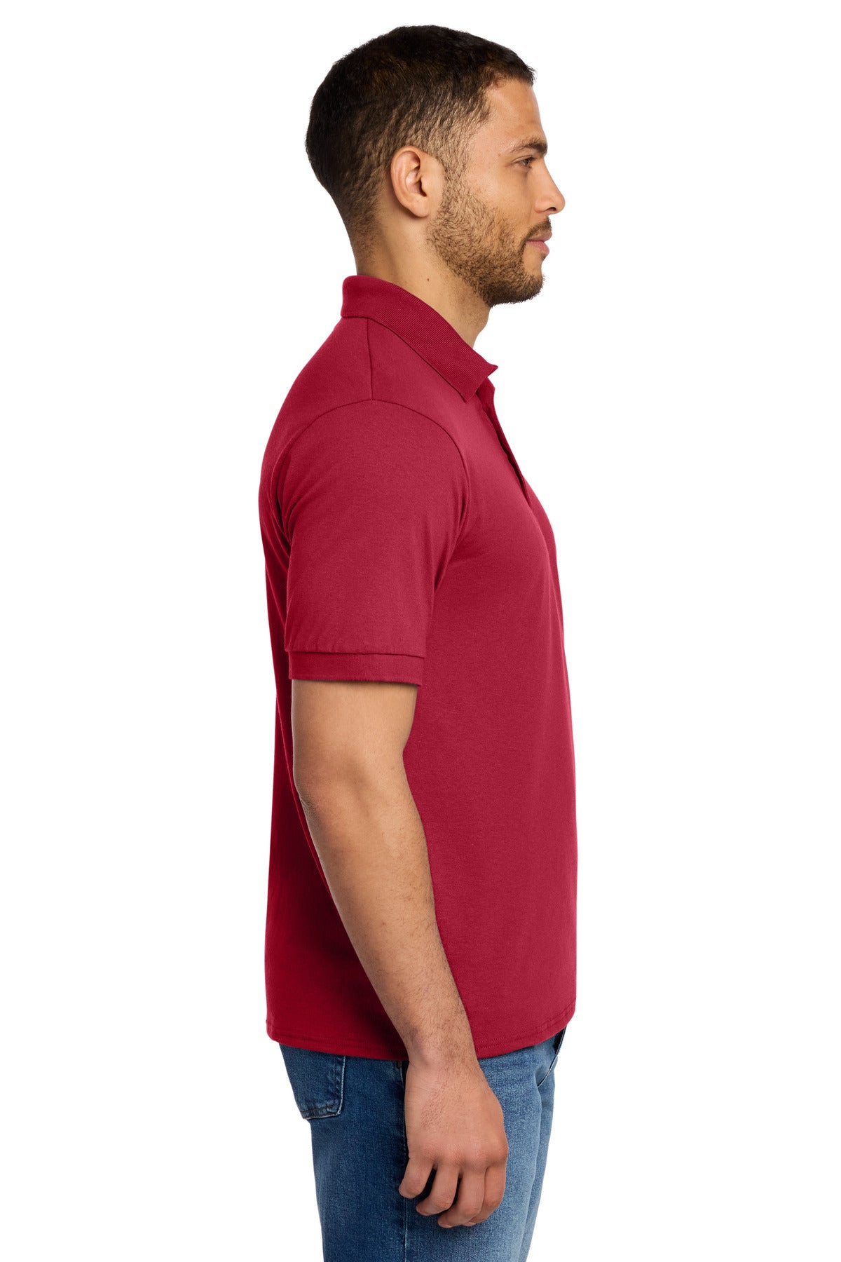 Red Port & Co Core Blend Jersey Knit Polo. KP55