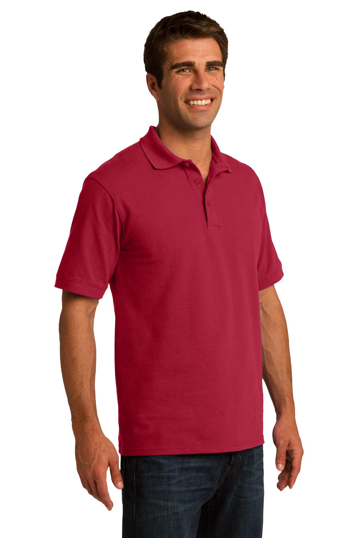 Red Port & Co Core Blend Pique Polo. KP155