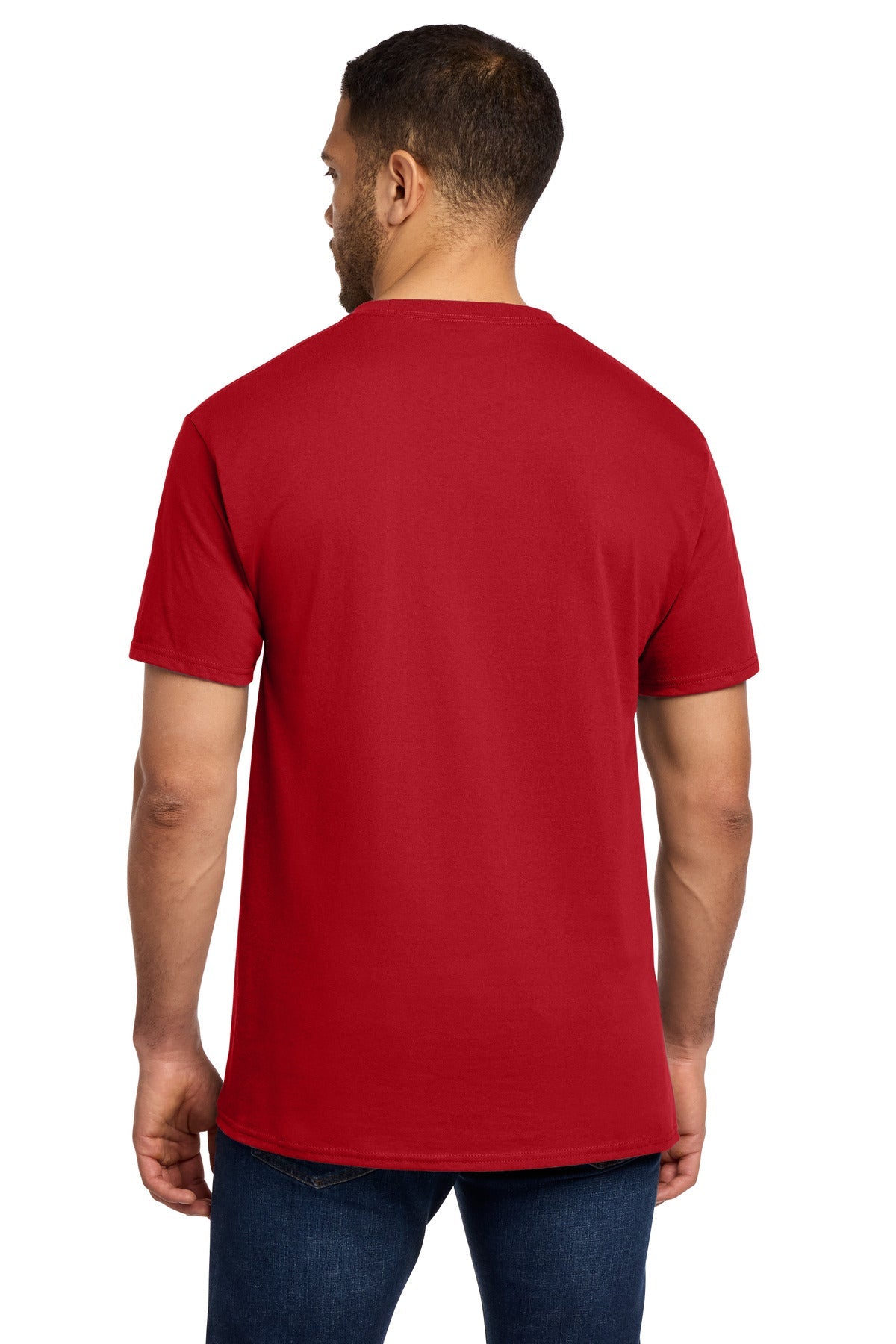 Red Port & Co Essential Pocket Tee. PC61P