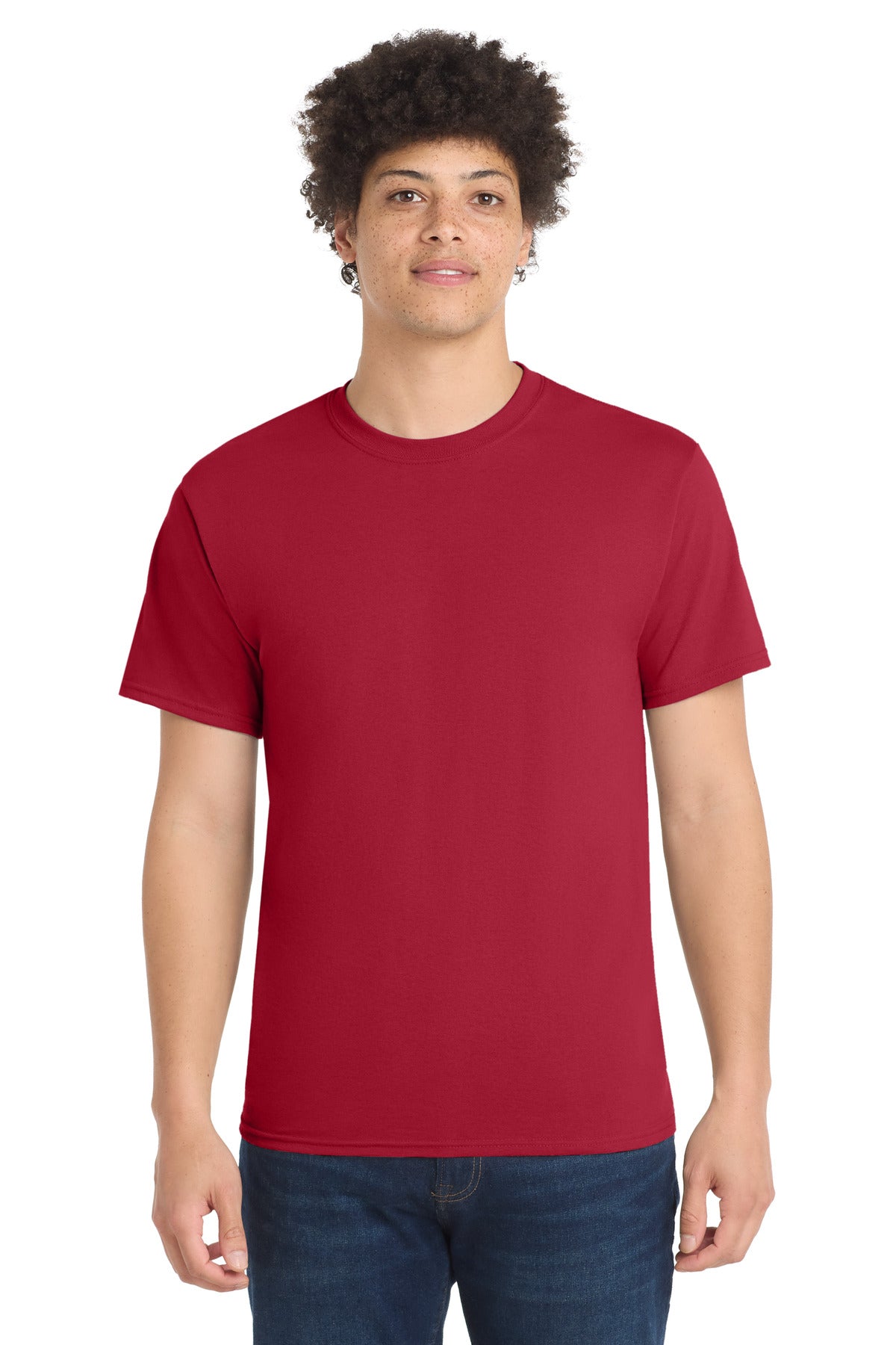 Red Port & Co Tall Core Blend Tee. PC55T