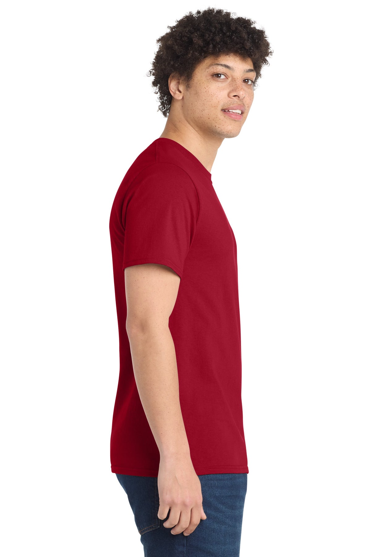 Red Port & Co Tall Essential Tee. PC61T