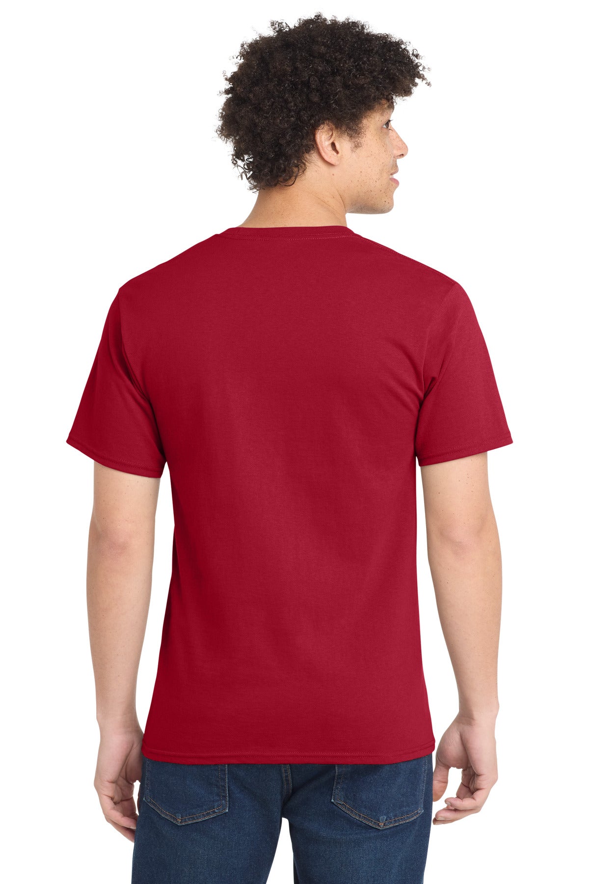 Red Port & Co Tall Essential Tee. PC61T