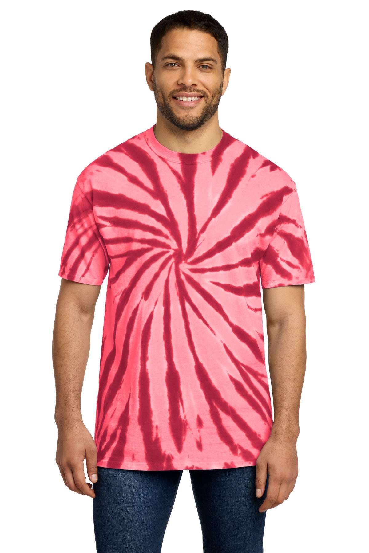 Red Port & Co Tie-Dye Tee. PC147