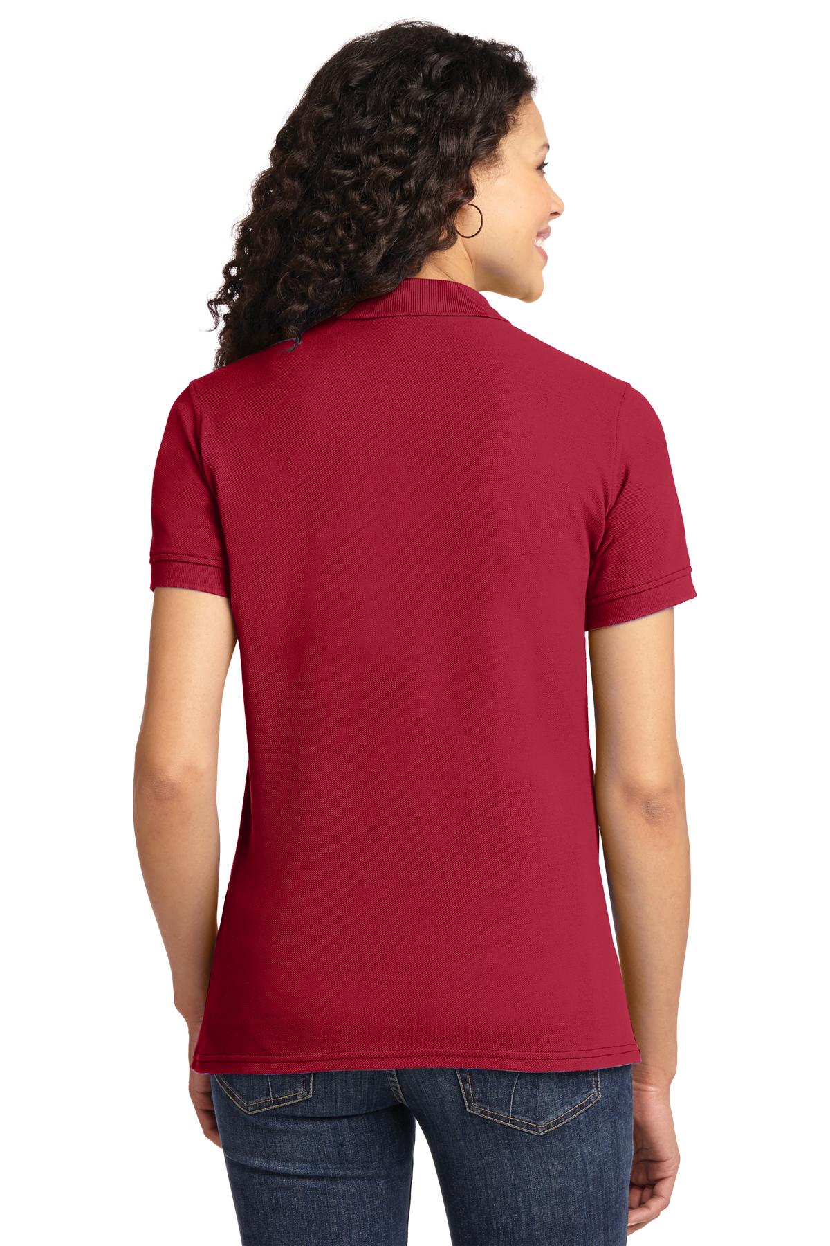 Red Port & Co Women's Core Blend Pique Polo. LKP155