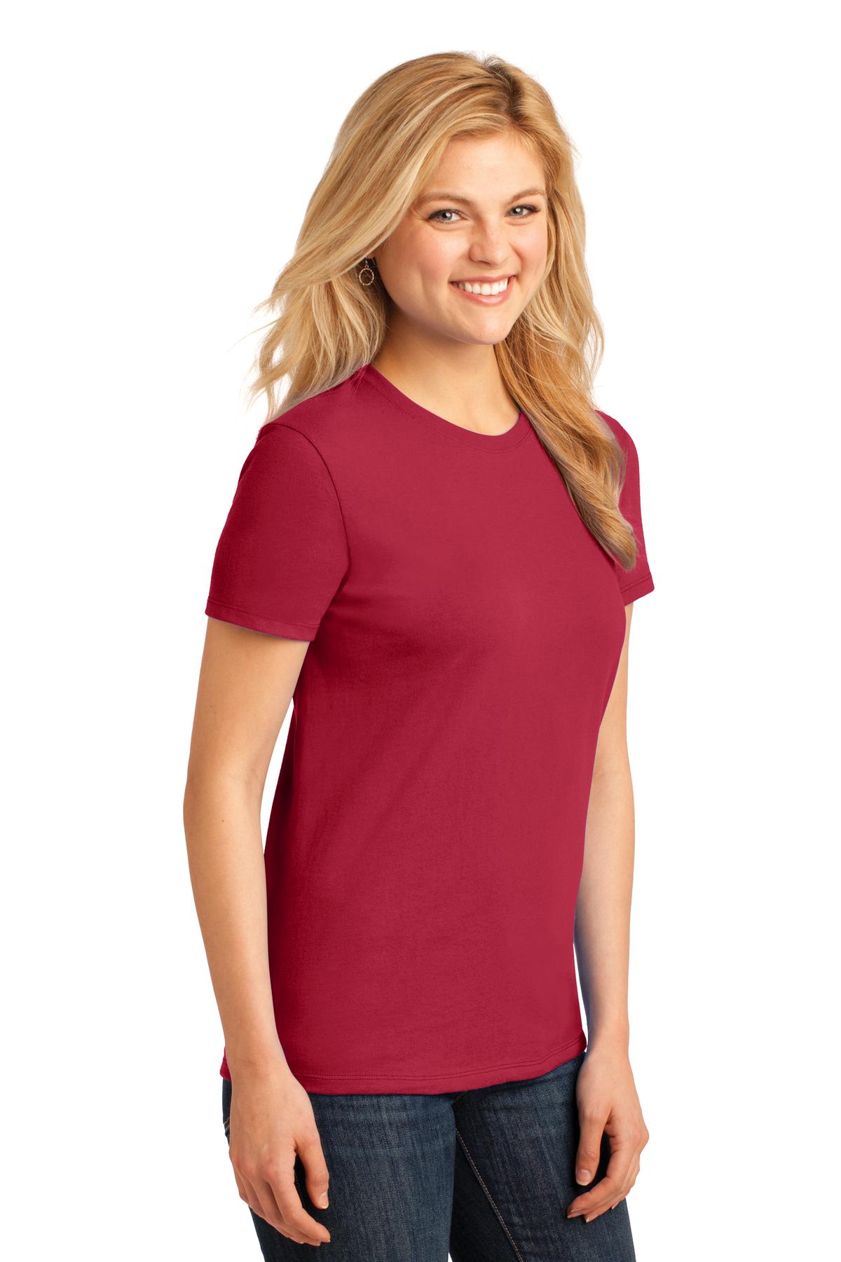 Red Port & Co Women's Core Cotton Tee. LPC54