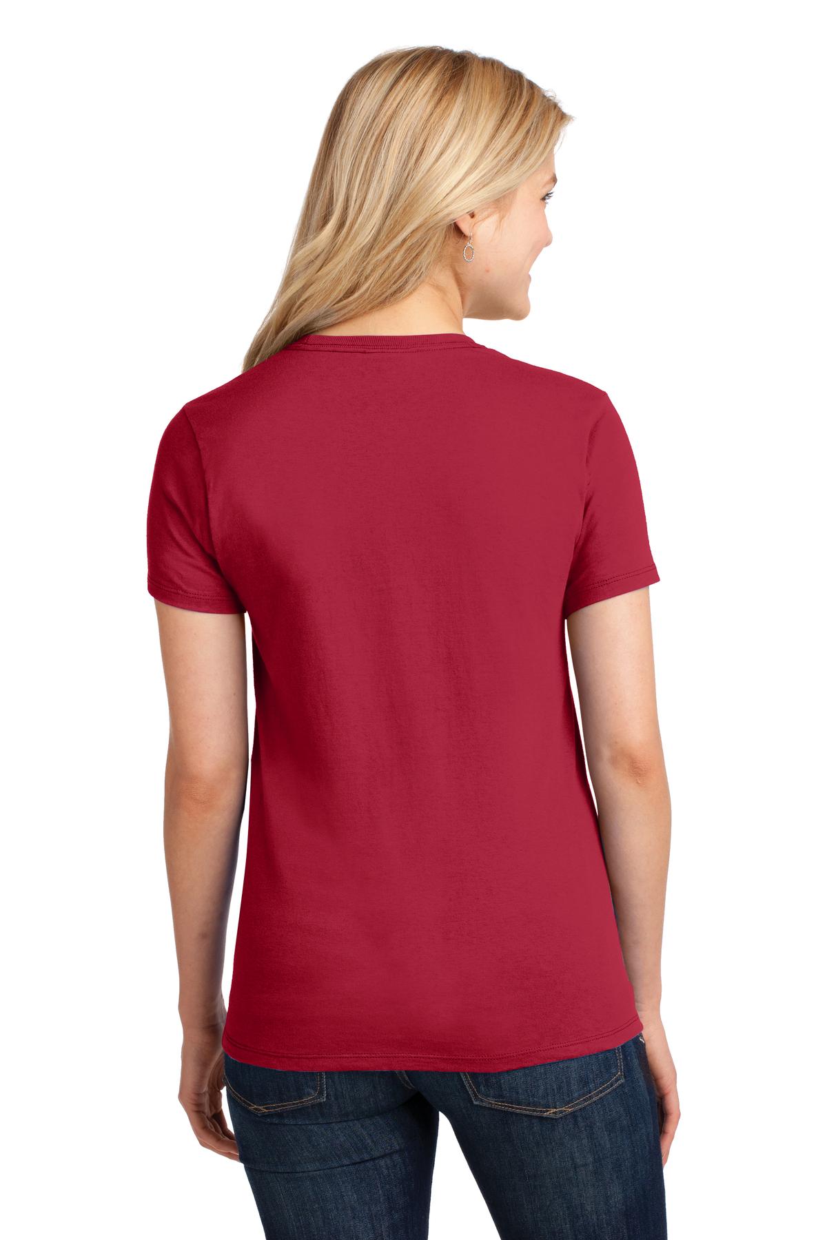 Red Port & Co Women's Core Cotton Tee. LPC54