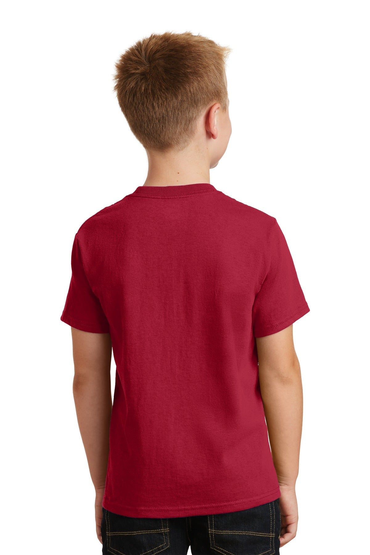 Red Port & Co Youth Core Cotton Tee. PC54Y