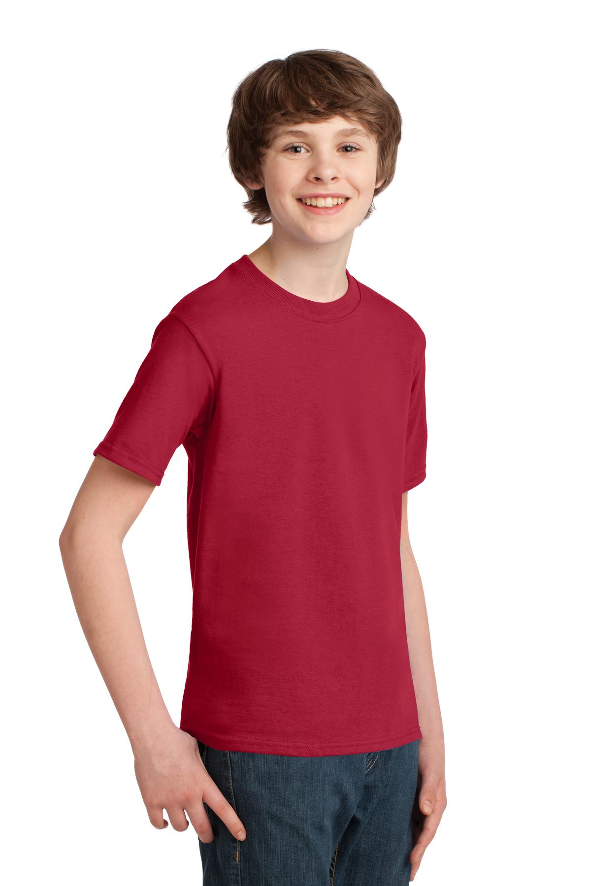 Red Port & Co Youth Essential Tee. PC61Y