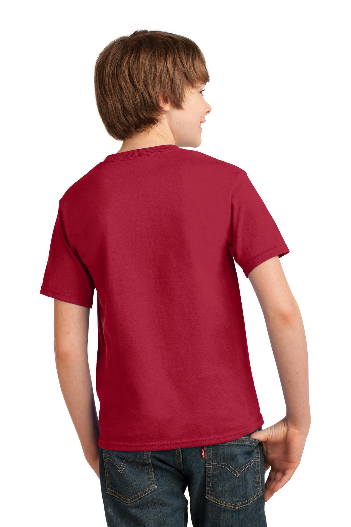 Red Port & Co Youth Essential Tee. PC61Y