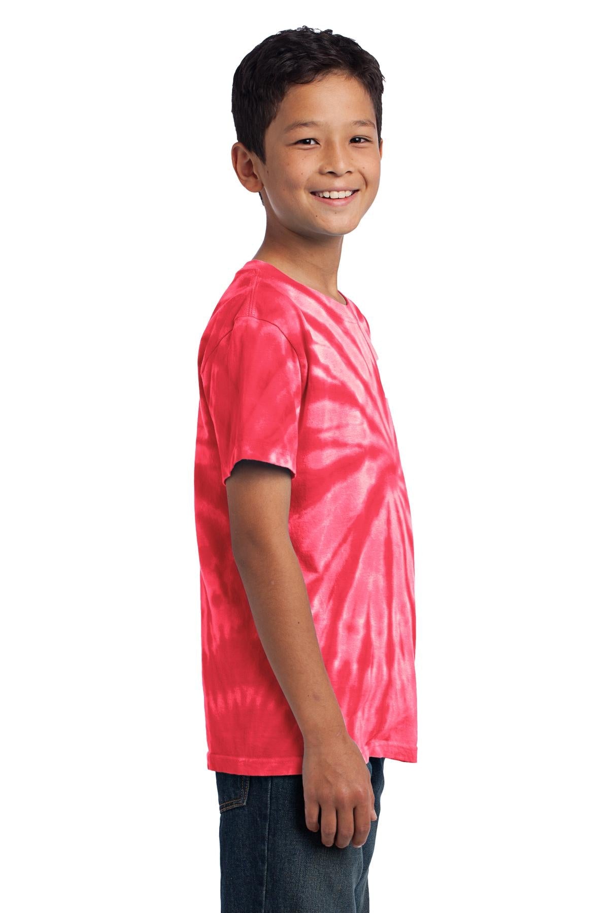 Red Port & Co Youth Tie-Dye Tee. PC147Y