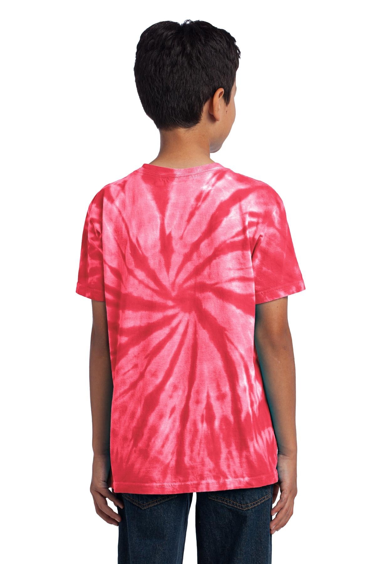 Red Port & Co Youth Tie-Dye Tee. PC147Y