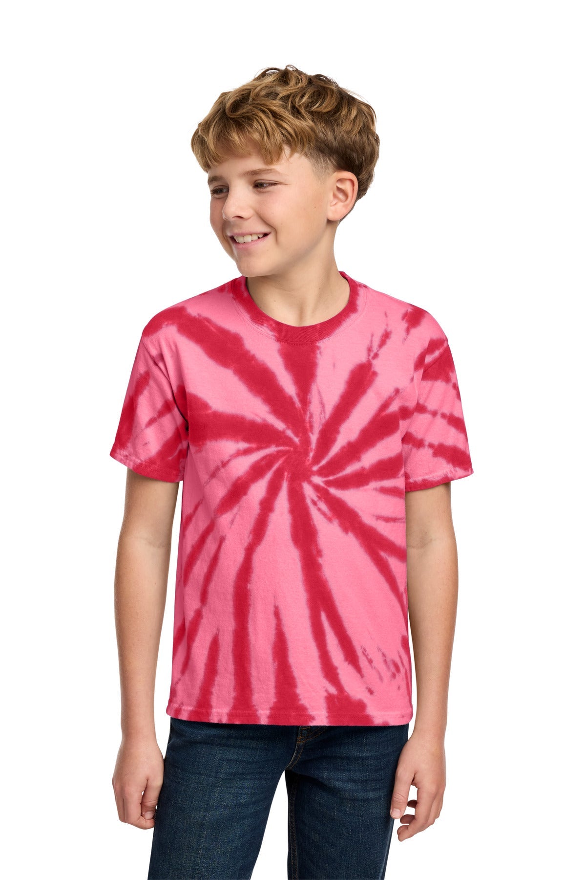 Red Port & Co Youth Tie-Dye Tee. PC147Y