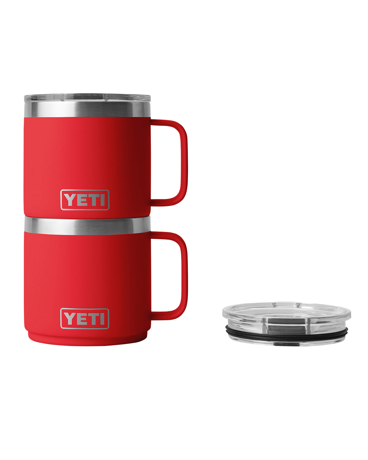 Red-Rescue Rambler® 14 oz Stackable Mug with DuraSip™ Ceramic Lining plain