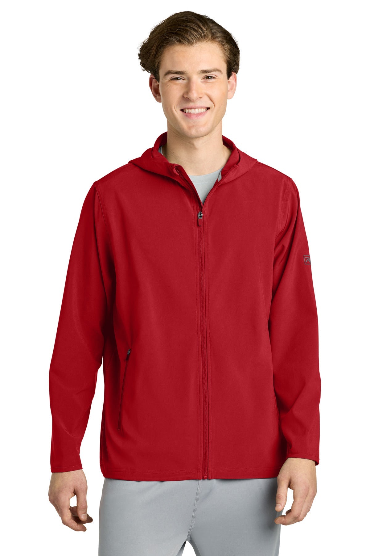 Red Richardson Barrage Hooded Wind Jacket RA7400FZH