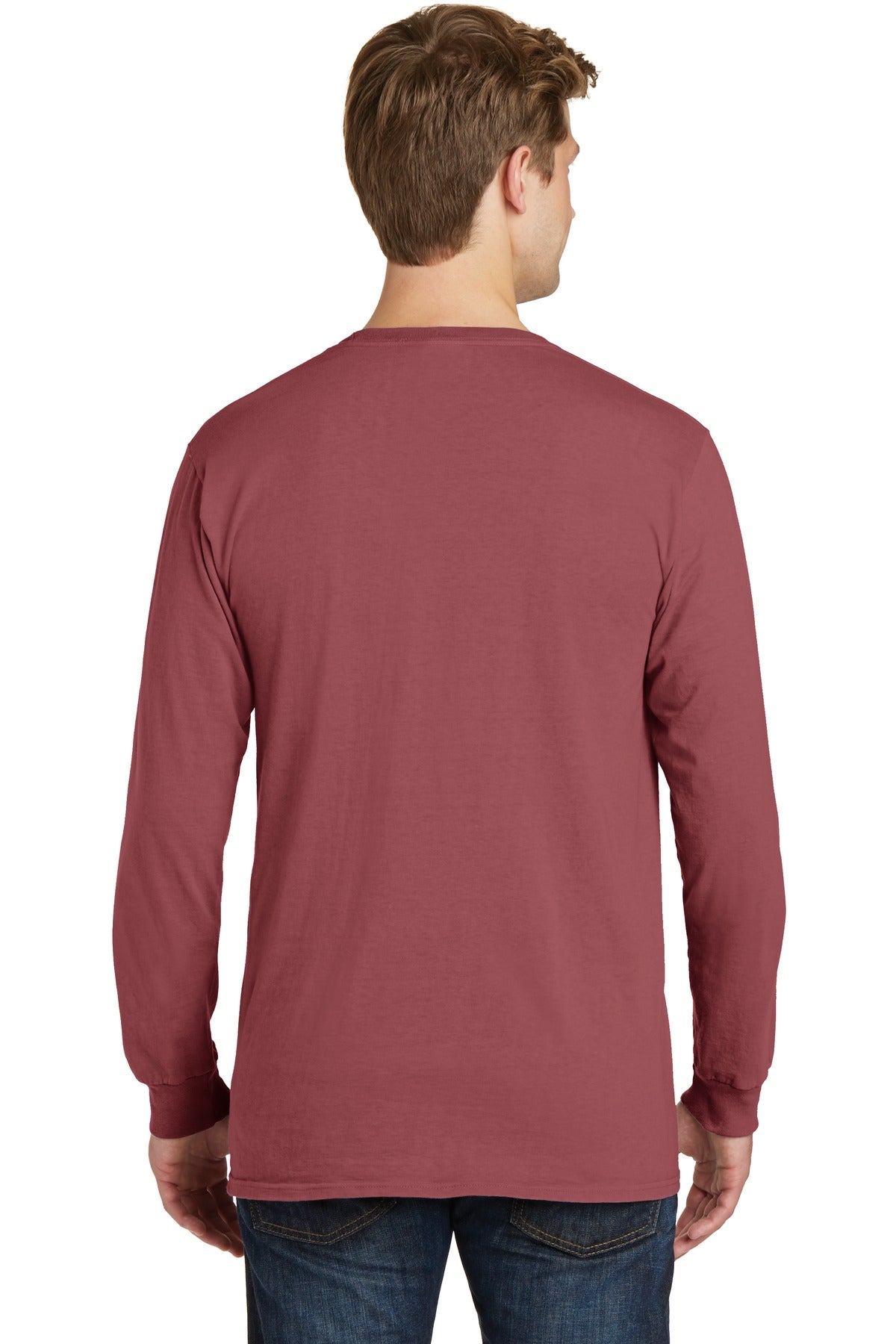 Red Rock Port & Co Beach Wash Garment-Dyed Long Sleeve Tee PC099LS