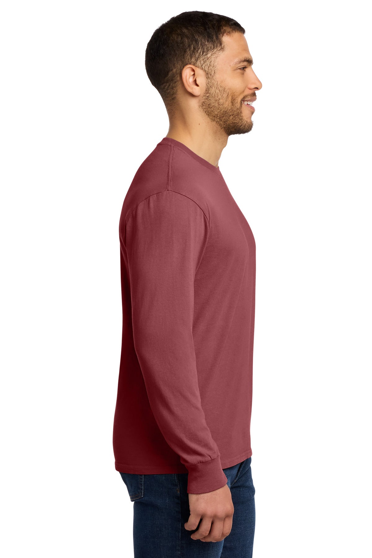 Red Rock Port & Co Beach Wash Garment-Dyed Long Sleeve Tee PC099LS