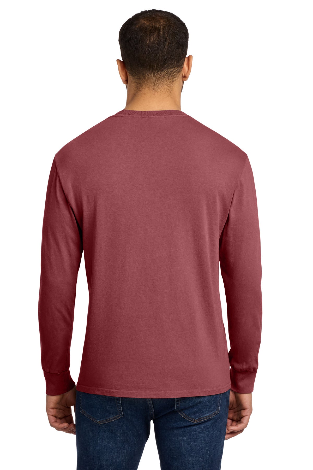 Red Rock Port & Co Beach Wash Garment-Dyed Long Sleeve Tee PC099LS