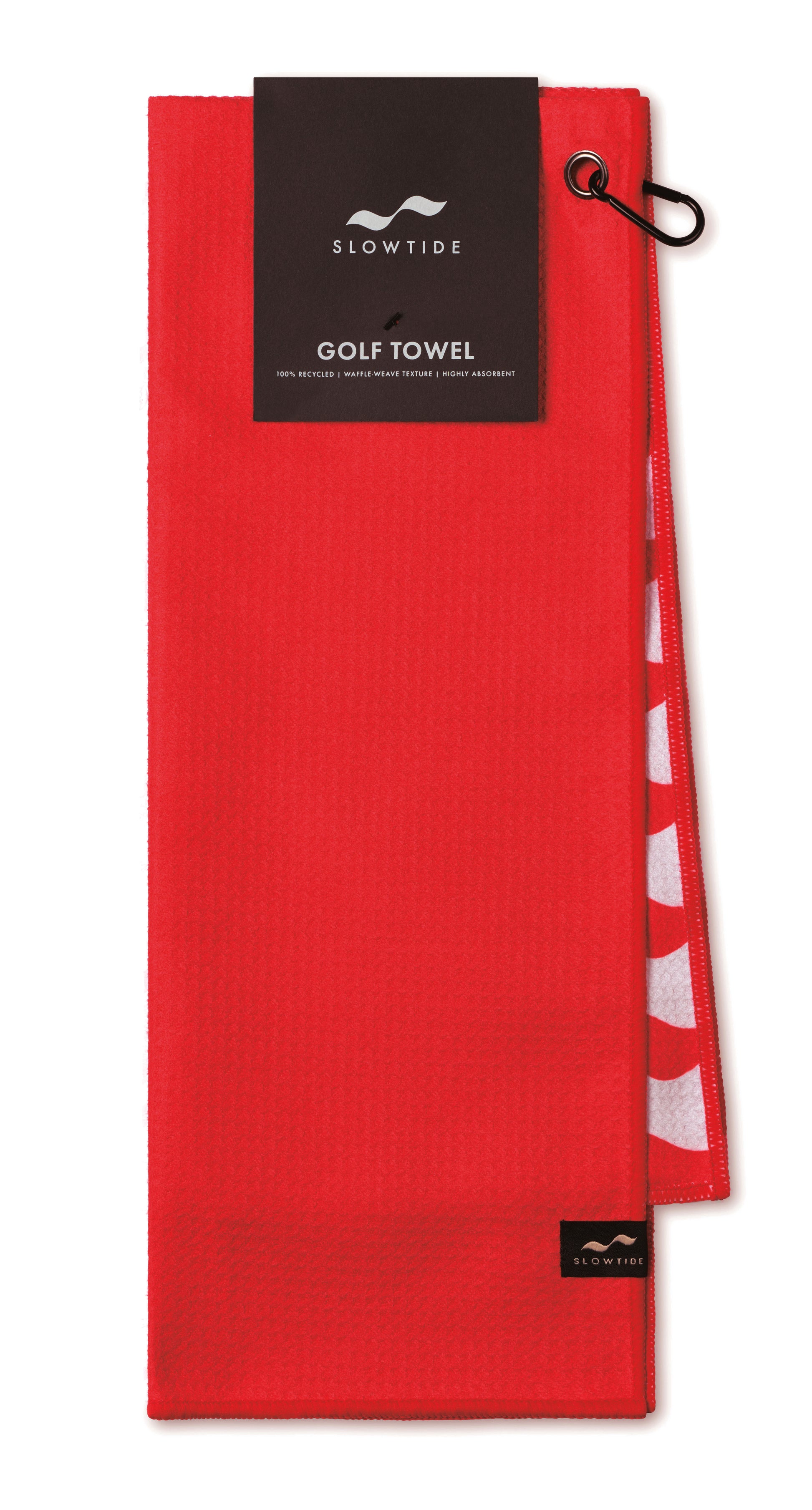 Red Slowtide® Links Golf Towel plain
