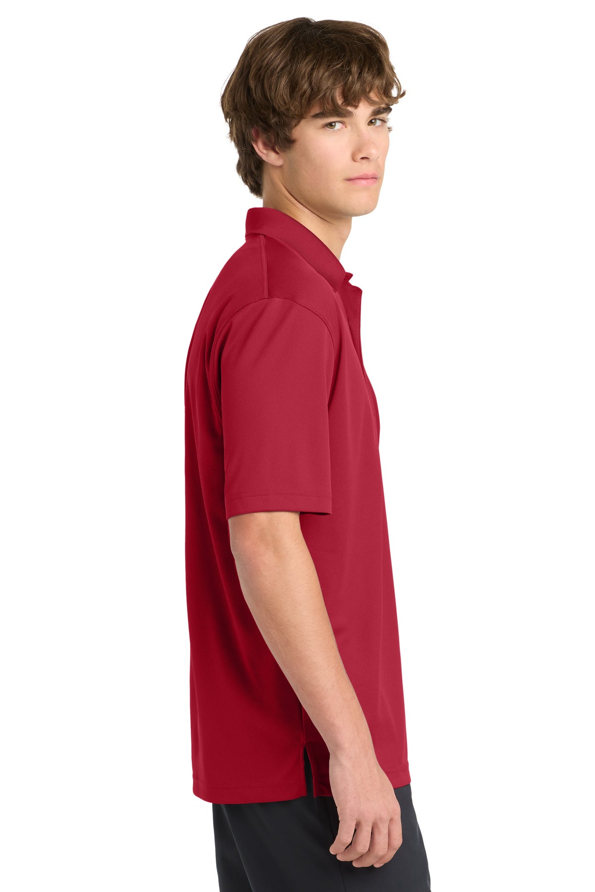 Red Sport-Tek Dri-Mesh Polo. K469
