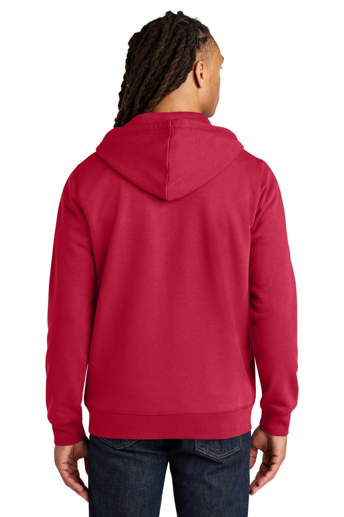 Red Stanley/Stella Unisex Mixer Full-Zip Hooded Sweatshirt SXU011