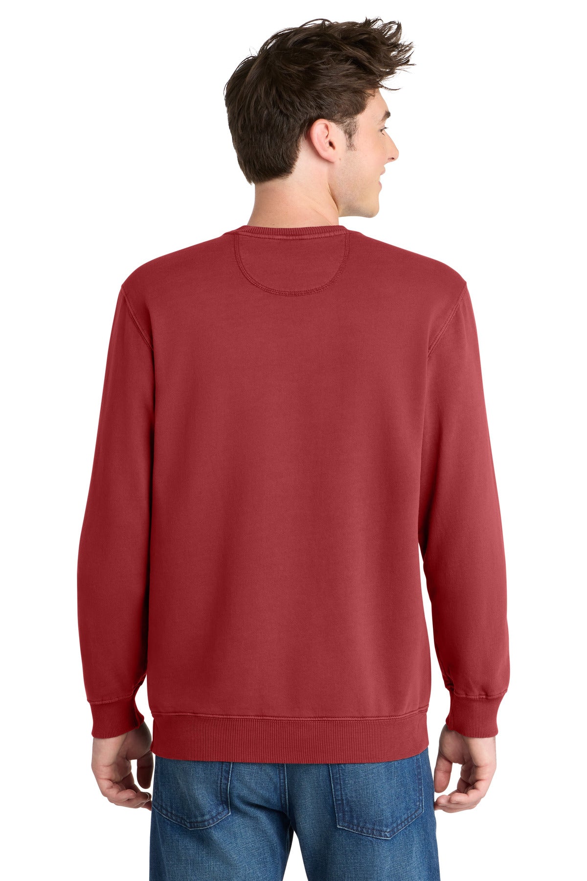 Redrock Port & Co Beach Wash Garment-Dyed Crewneck Sweatshirt PC098