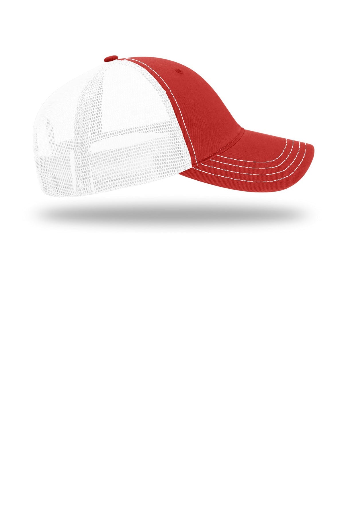 Red/White Richardson Garment Washed Trucker 111