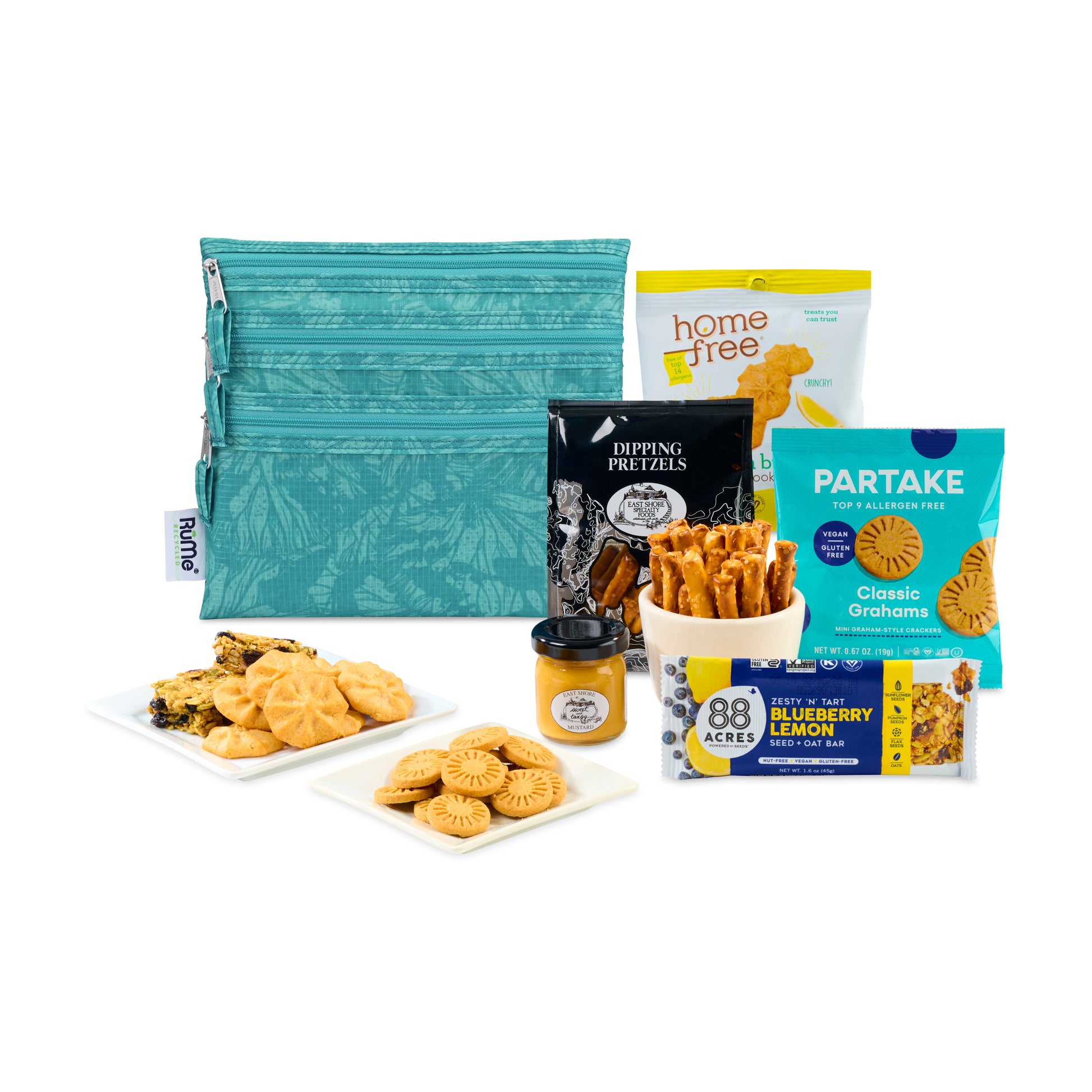 Retro Blue Rume® Goodies for Good Stuff Snack Pack plain