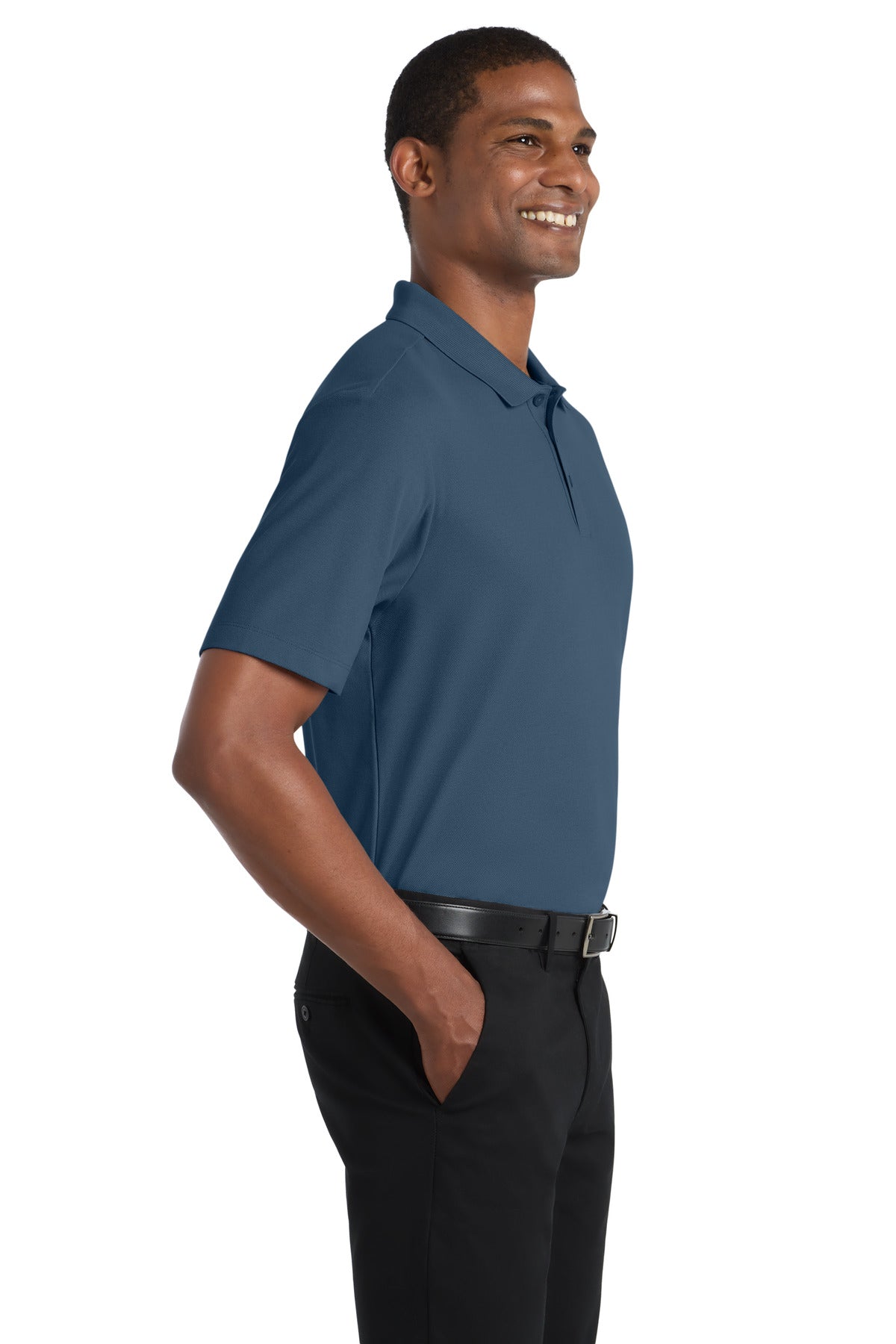 RgttaBlue Port Authority SuperPro React Polo. K810