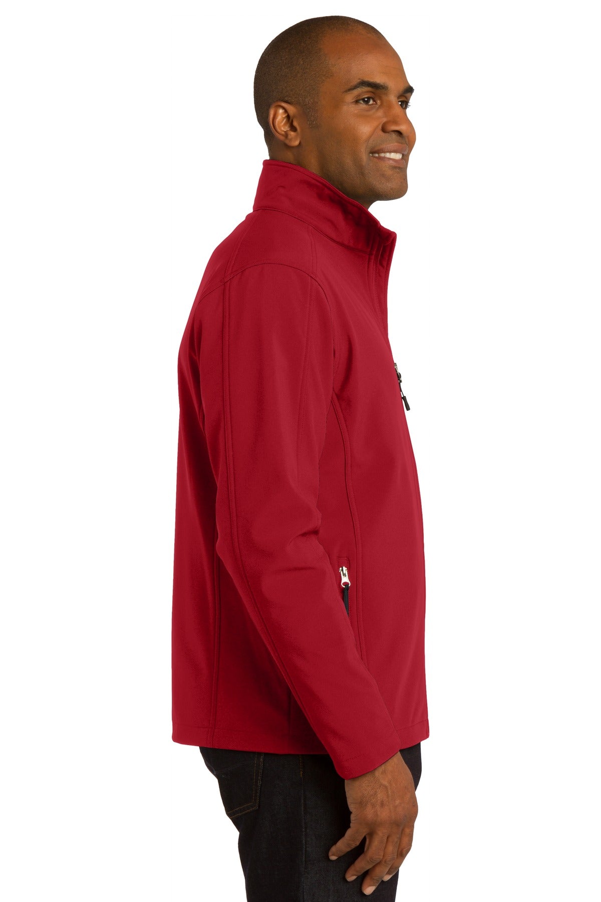 Rich Red Port Authority Core Soft Shell Jacket. J317