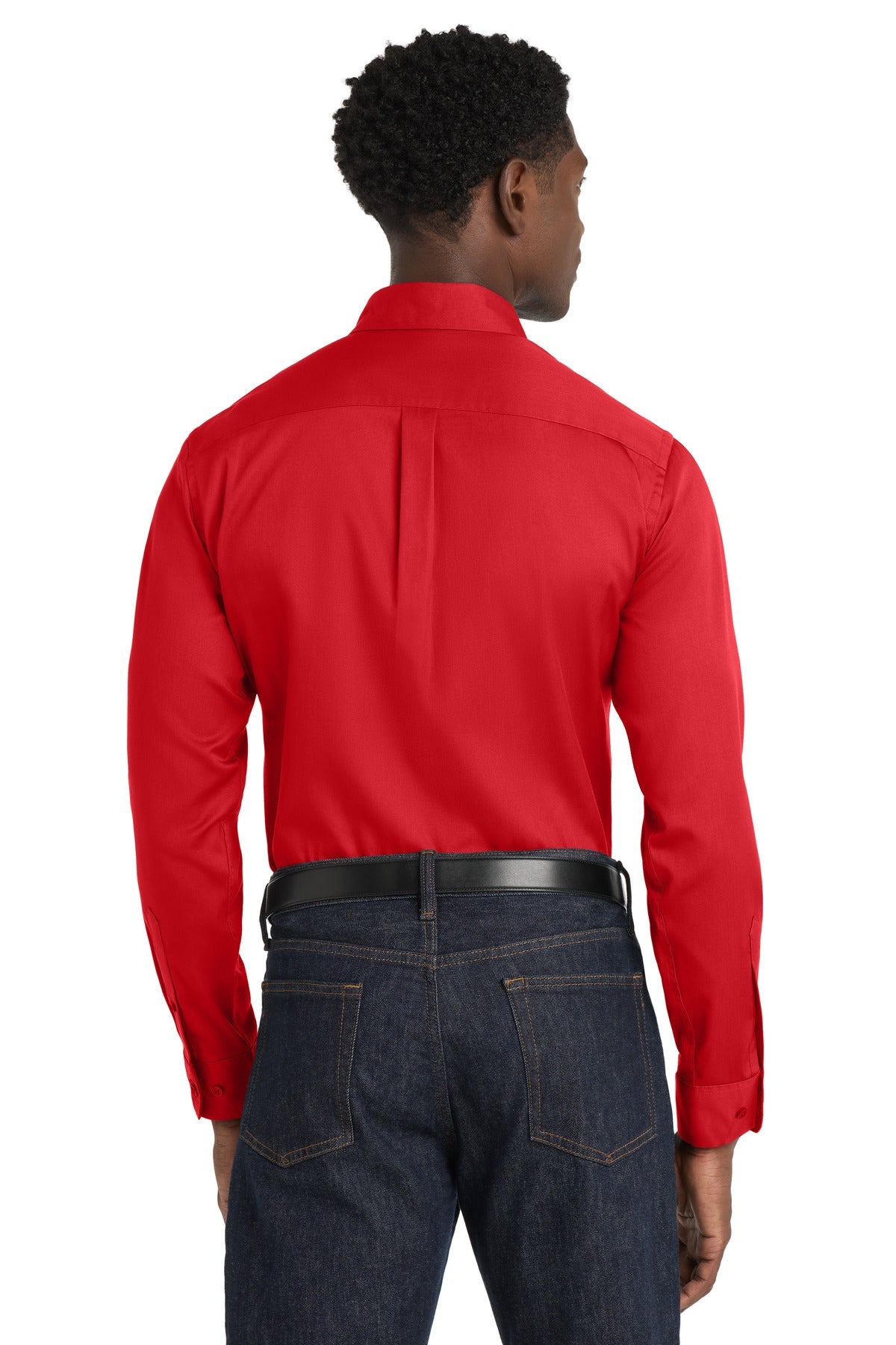 RichRed Port Authority Long Sleeve SuperPro React Twill Shirt. W808