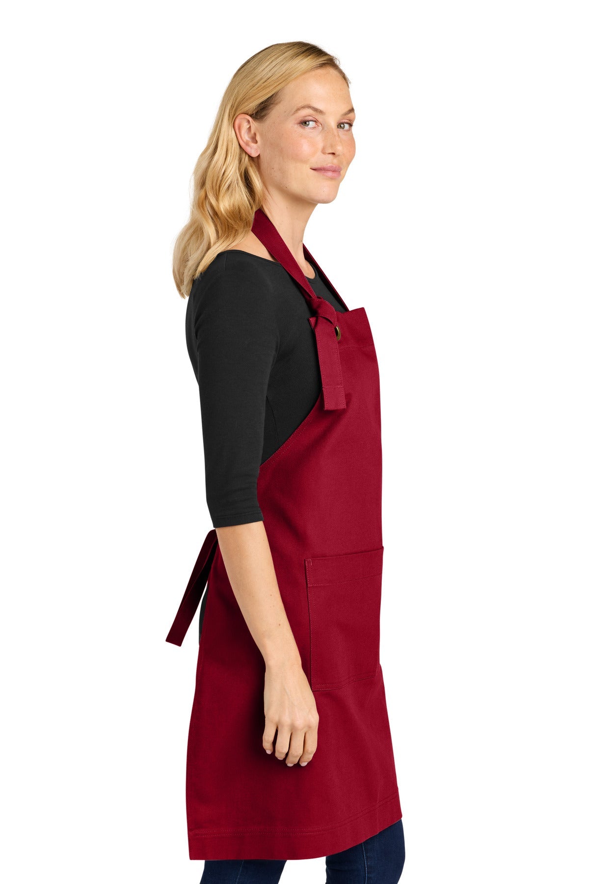 RichRed Port Authority Signature Heavy Twill Bib Apron A900