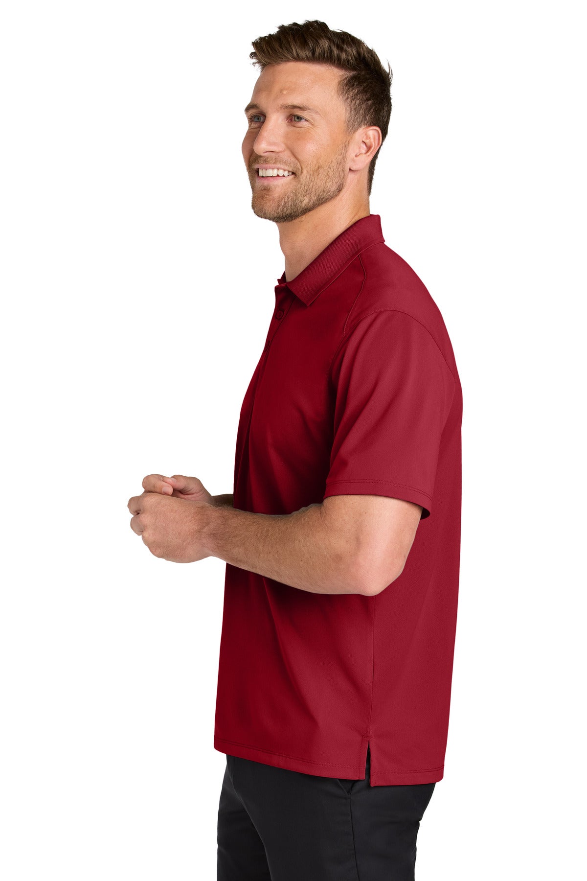 RichRed Port Authority Wearever Performance Pique Polo K240