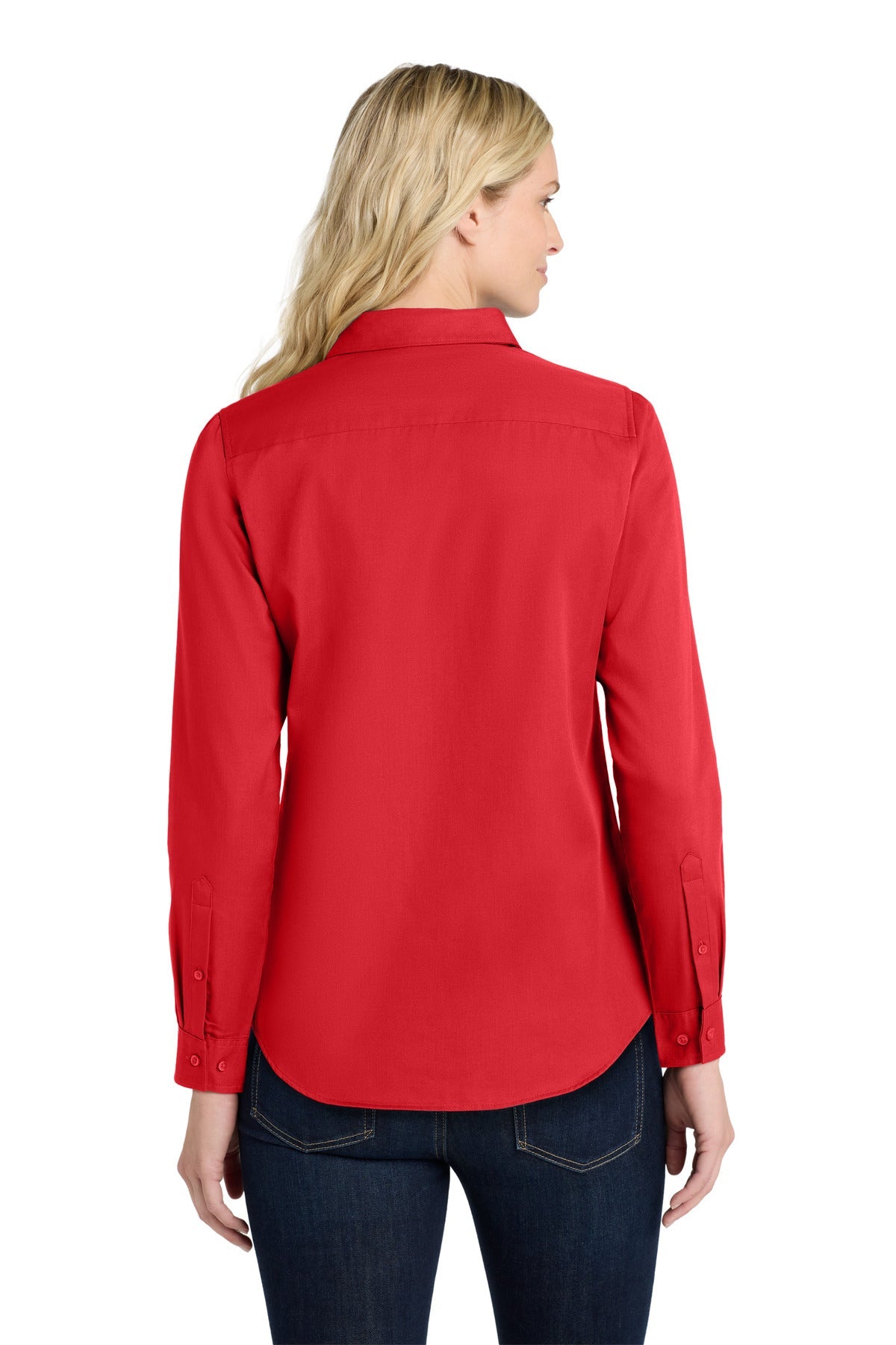RichRed Port Authority Women's Long Sleeve SuperPro React Twill Shirt. LW808