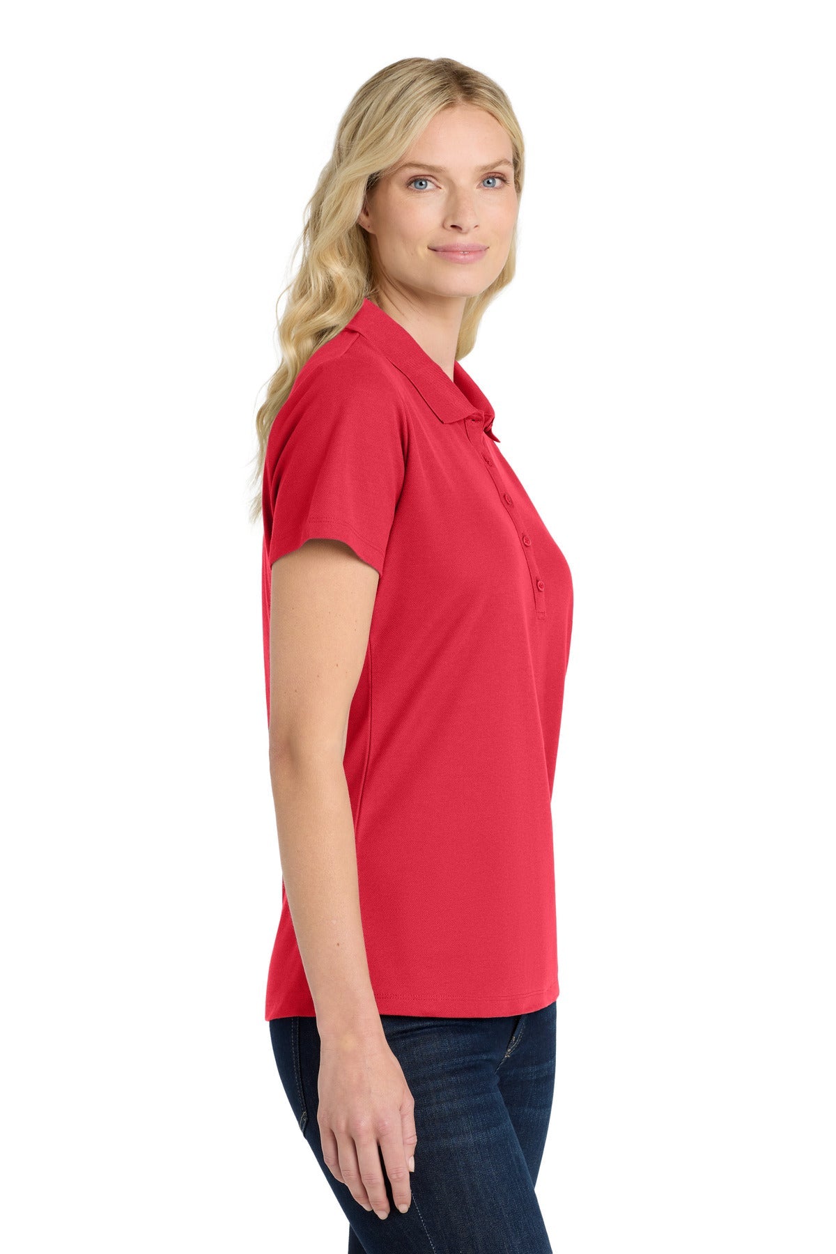 RichRed Port Authority Women's SuperPro React Polo. LK810