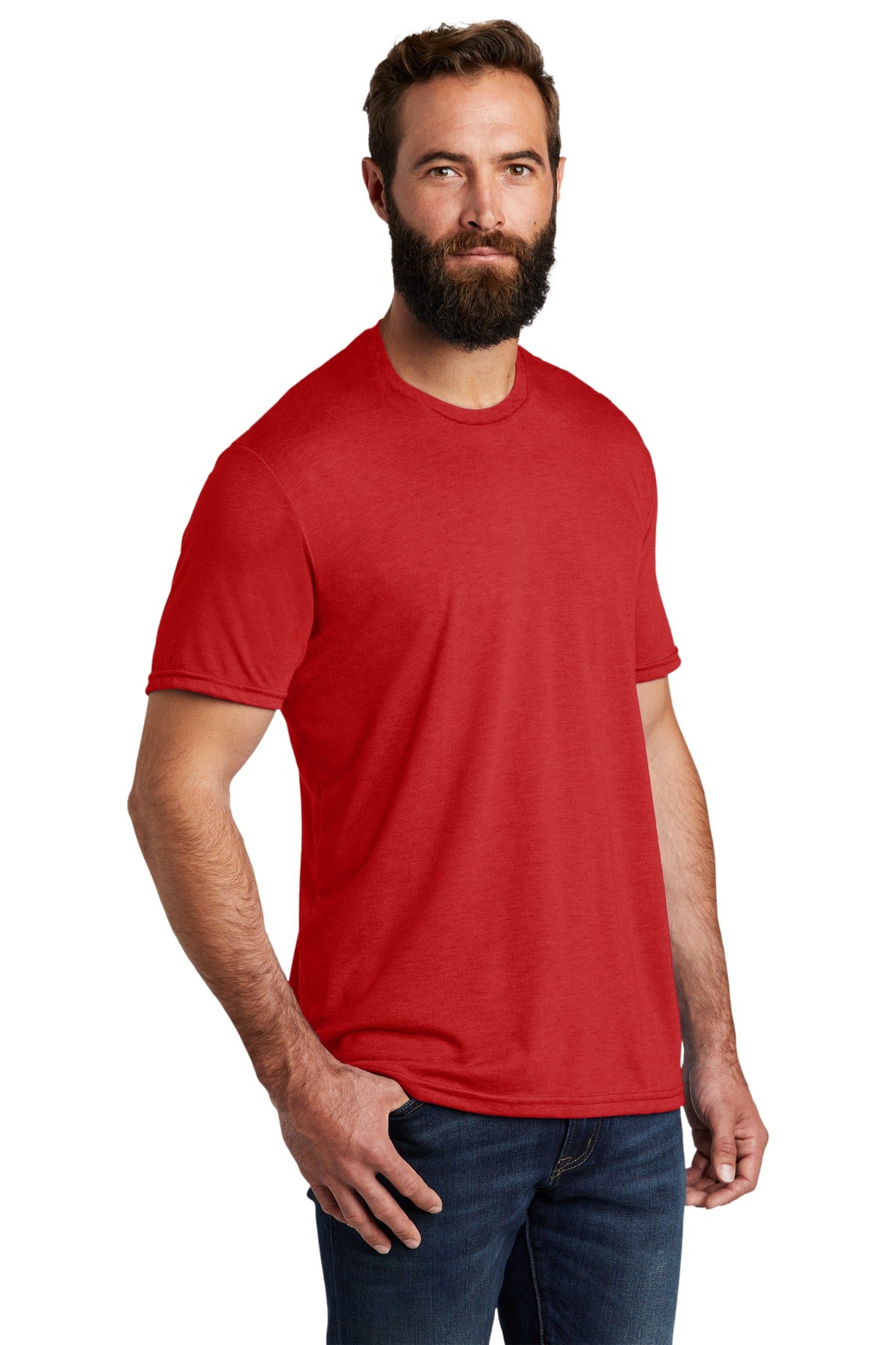 Rise Up Red Allmade Unisex Tri-Blend Tee AL2004