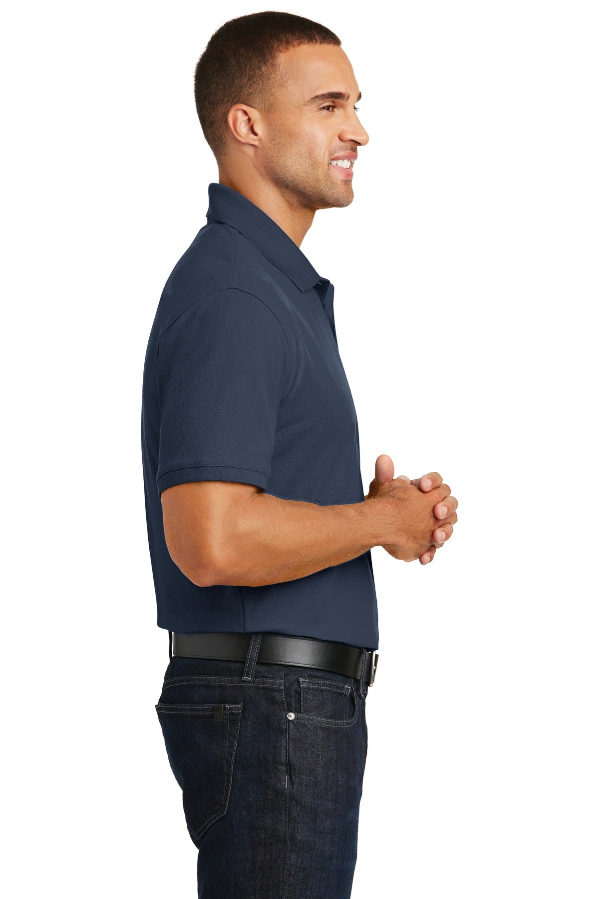 River Blue Nvy Port Authority Core Classic Pique Polo. K100