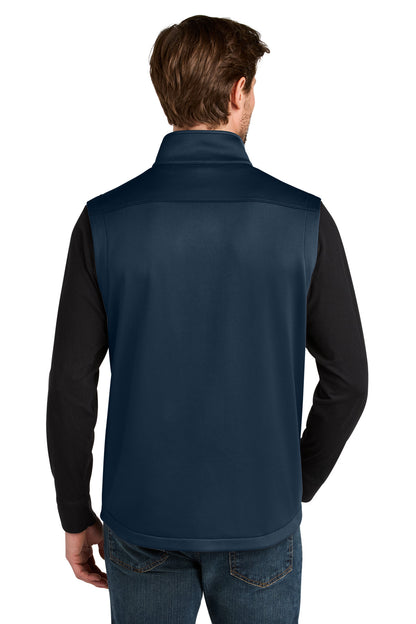 RiverBlNv Eddie Bauer Smooth Mid Layer Fleece Vest EB2560