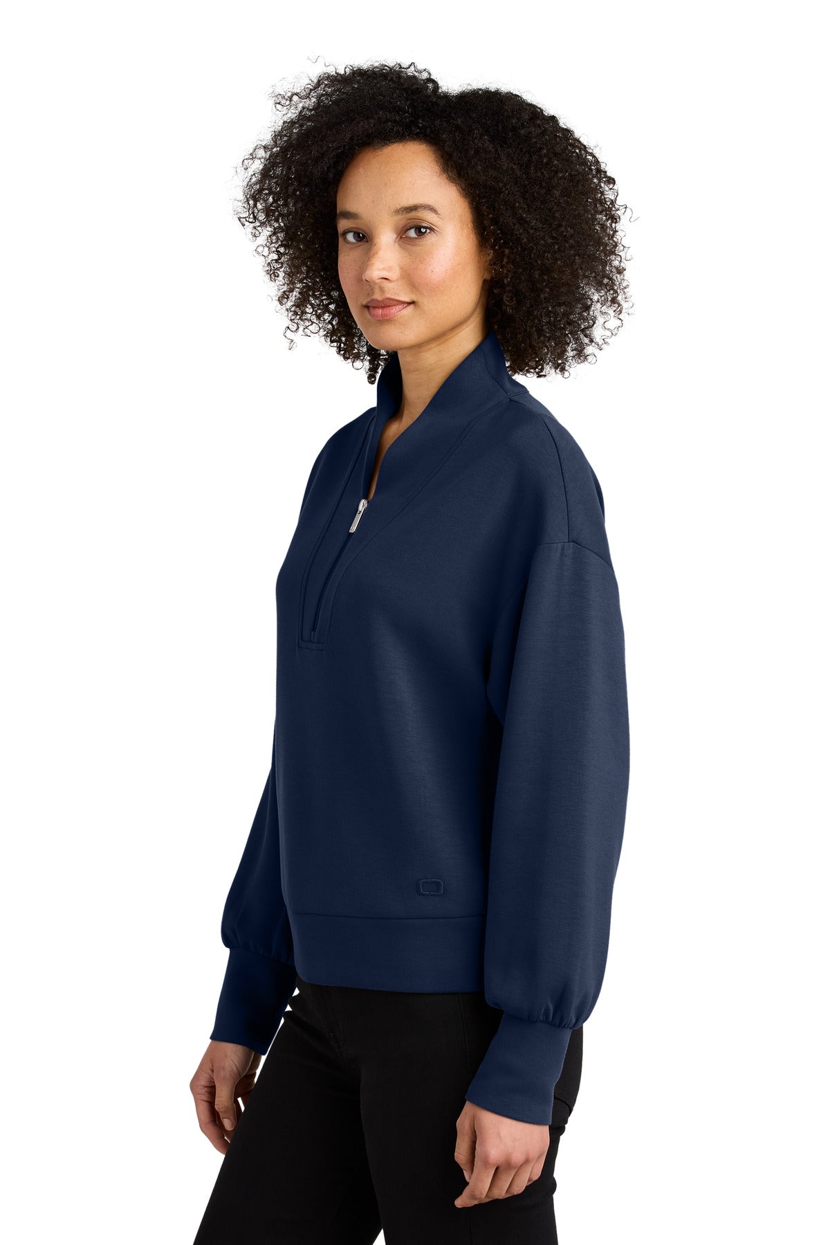 RiverBlNv OGIO Women's Transcend 1/4-Zip LOG861