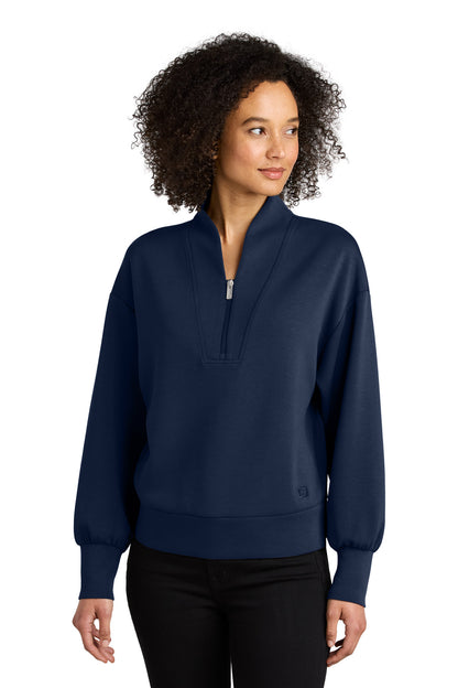 RiverBlNv OGIO Women's Transcend 1/4-Zip LOG861