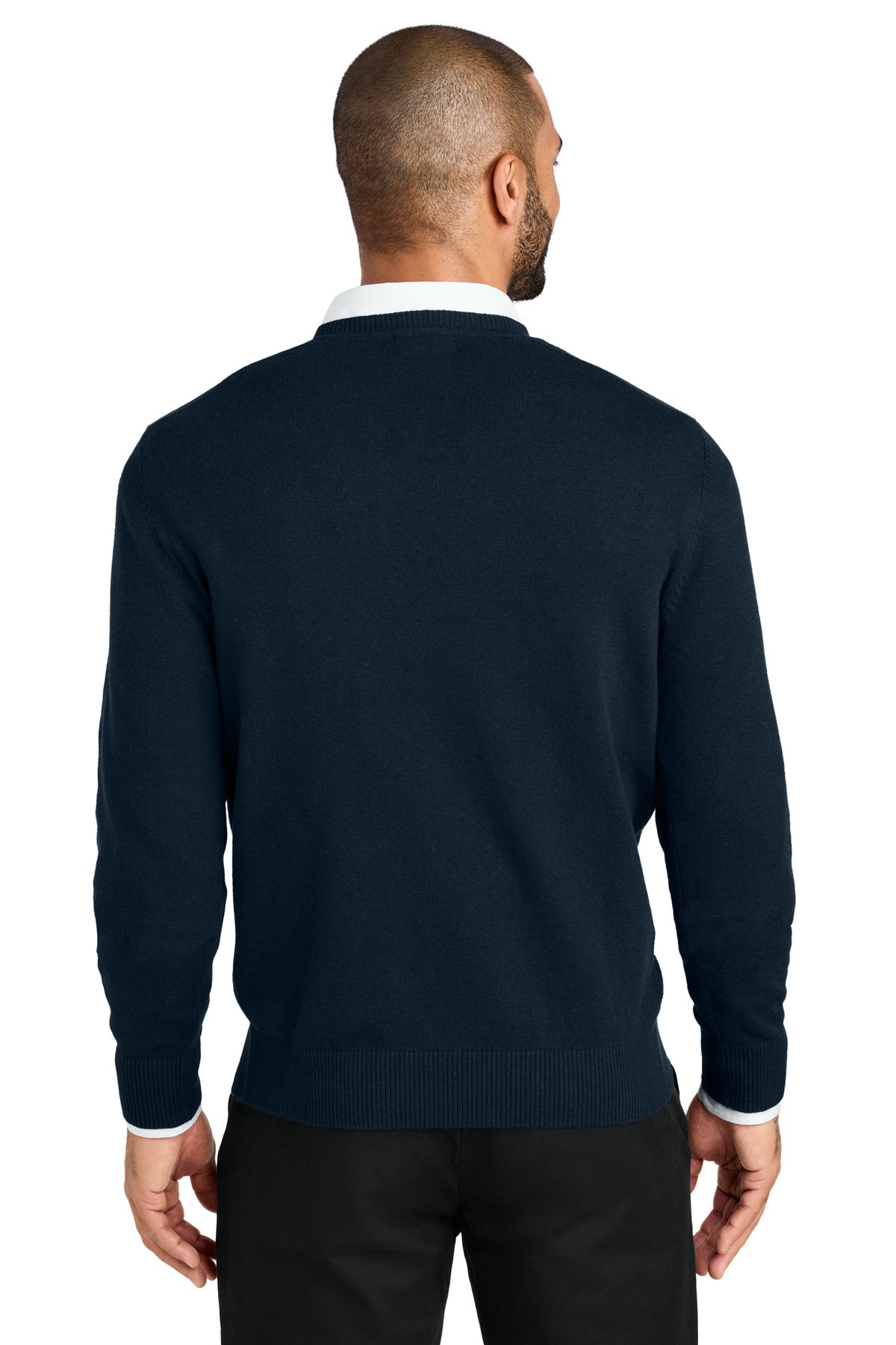RiverBlNv Port Authority Easy Care V-Neck Sweater SW2850