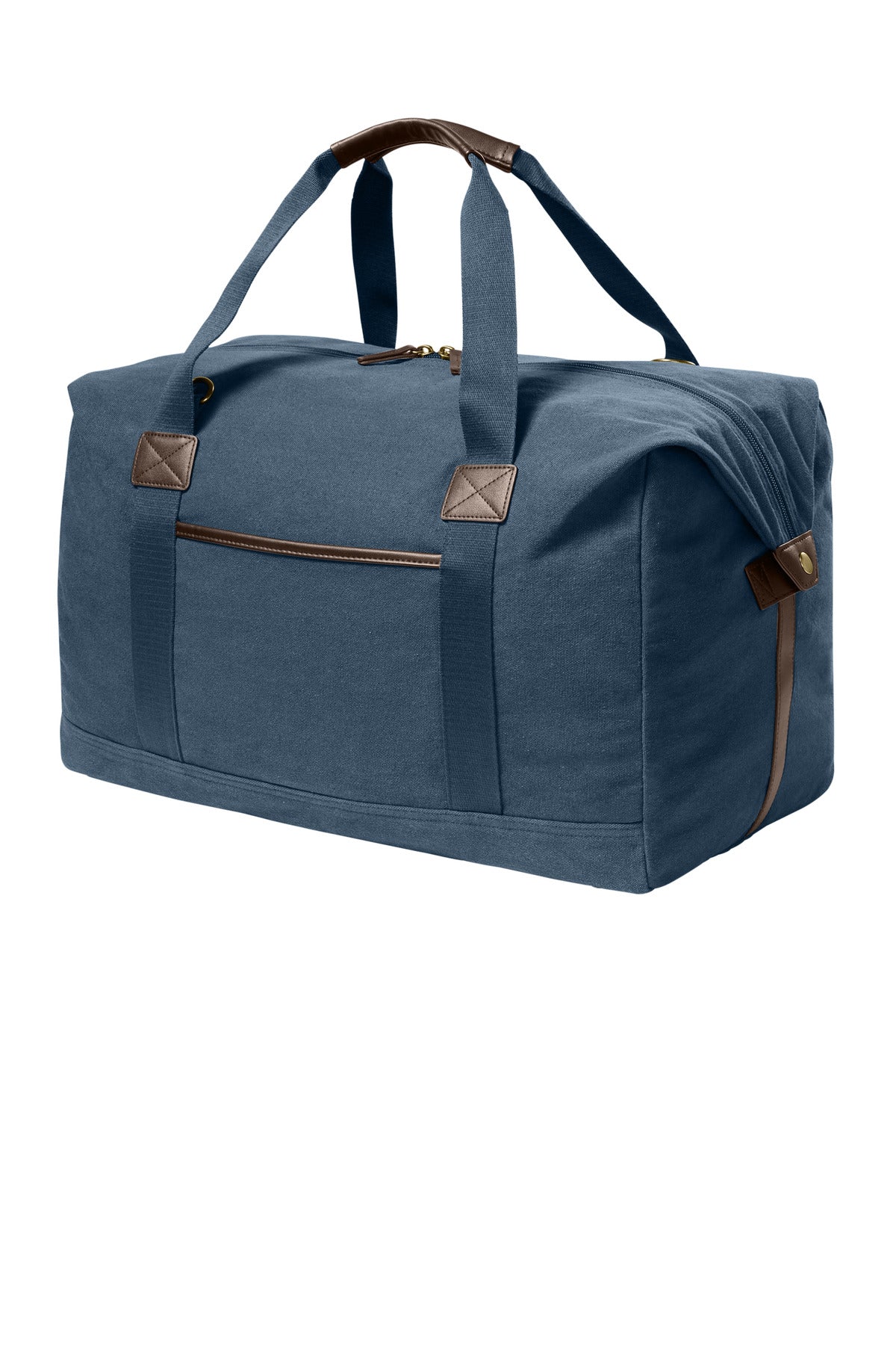 RiverBlNv Port Authority Washed Canvas Duffel BG8030