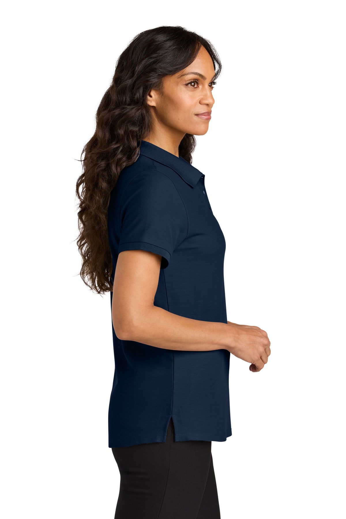 RiverBlNv Port Authority Women's Wearever Signature Pique Polo LK200